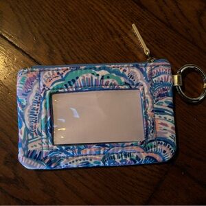 Lily Pulitzer key ring card case